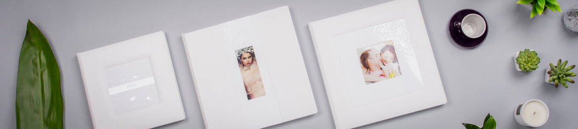 Album e prodotti fotografici di Scatti D'Emozione — gamma di album, fotoquadri, passepartout e cofanetti