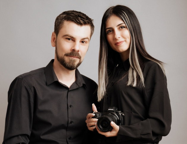 Stefano e Luisa, il team di Scatti D'Emozione, fotografi matrimonio a Roma